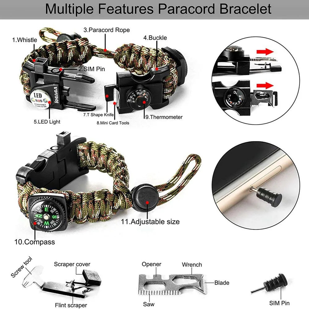 All-in-One Survival Bracelet