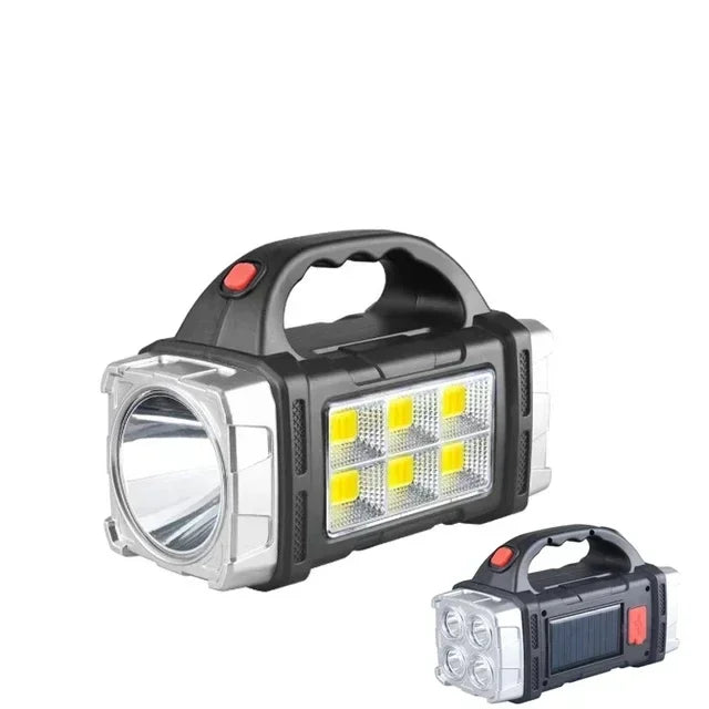 Solar-Powered LED Searchlight