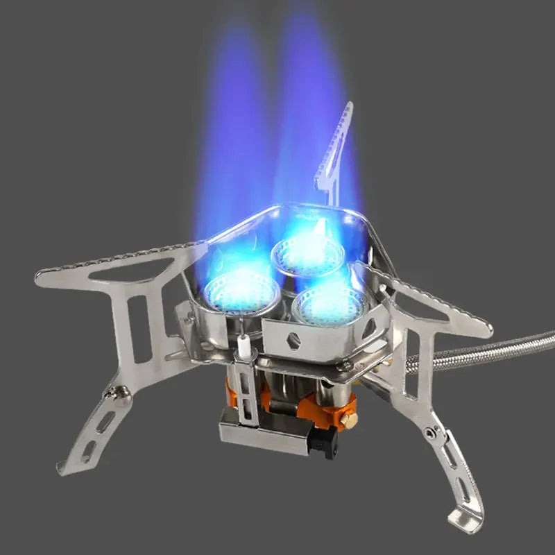 Triple-Burner Camping Stove