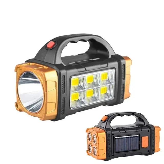 Solar-Powered LED Searchlight