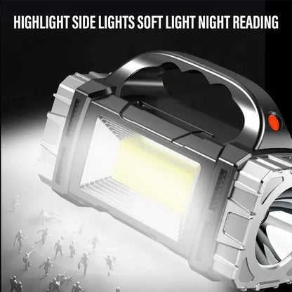 Solar-Powered LED Searchlight