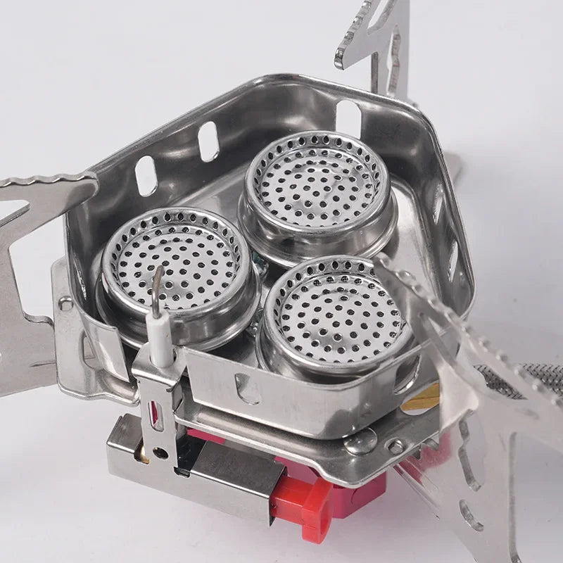 Triple-Burner Camping Stove